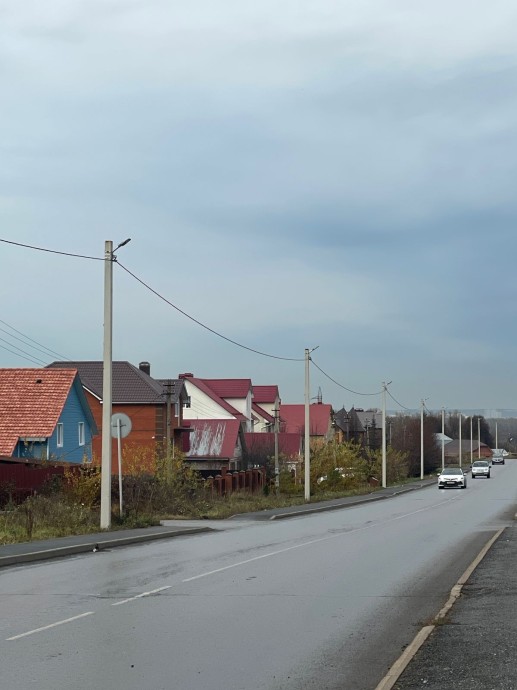 В частном секторе уфимской Дёмы монтируют уличное освещение В частном секторе уфимской Дёмы монтируют уличное освещение