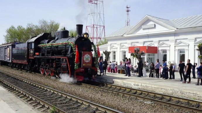 Ретропоезд «Воинский эшелон» посетит 5 железнодорожных станций в Астраханской области
