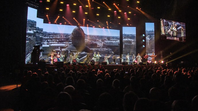 В Ледовом дворце состоялся концерт «Мы вместе»