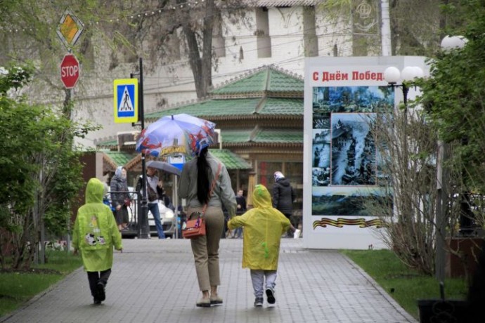 В понедельник в Астрахани ожидается ухудшение погоды