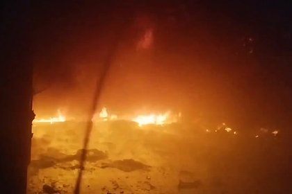 Последствия обстрела кинотеатра в Каховке попало на видео