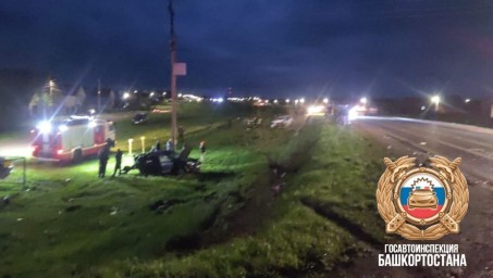Один человек погиб и двое пострадали в ДТП в Башкирии