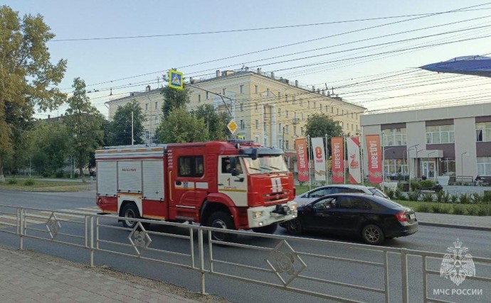 На Никитской произошел пожар в шахте лифта