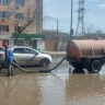 Коммунальные службы Астрахани борются с последствиями дождя