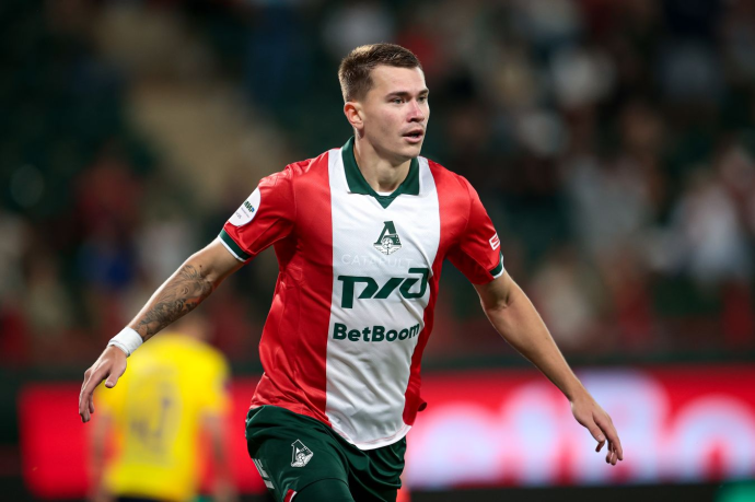 Видео: Форвард "Локомотива" Воробьёв забил сумасшедший гол в матче с ЦСКА