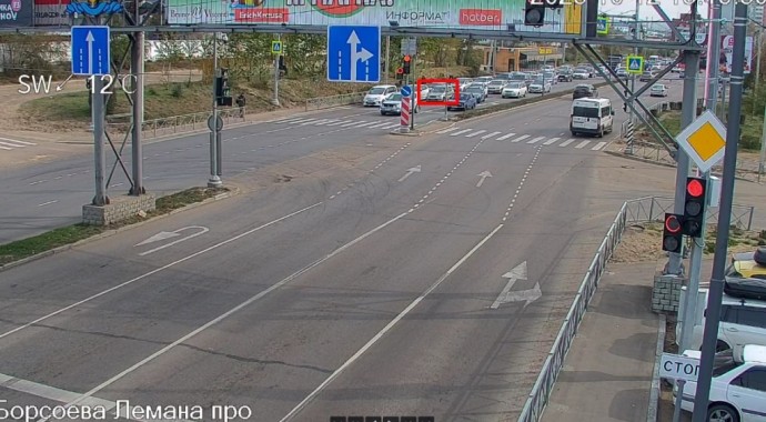 В Улан-Удэ ДТП с участием легковушек собрало пробку на Борсоева