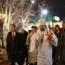 Глава Якутии посетил Пасхальное богослужение