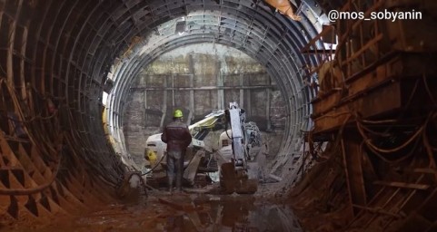 Мэр Москвы заявил о 25-процентной готовности новой станции «Достоевская» Кольцевой линии метро
