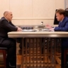 Встреча Михаила Мишустина с председателем правления и генеральным директором ПАО «РусГидро» Виктором Хмариным