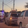 Очевидцы: в Южно-Сахалинске мотоцикл врезался в автомобиль