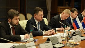 Александр Новак встретился с председателем наблюдательного совета госкомпании «Сербиягаз» Александром Вулиным