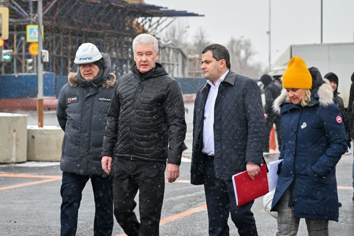 Собянин осмотрел последний участок дороги Солнцево — Бутово — Варшавское шоссе