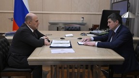 Встреча Михаила Мишустина с генеральным директором ПАО «Интер РАО» Сергеем Дрегвалем Встреча Михаила Мишустина с генеральным директором ПАО «Интер РАО» Сергеем Дрегвалем