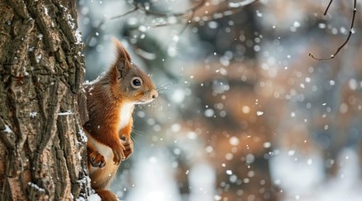 Россиянам объяснили, как правильно подкармливать белок зимой