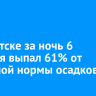 В Иркутске за ночь 6 октября выпал 61% от месячной нормы осадков