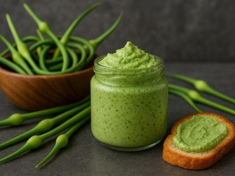 Универсальная намазка из чесночных стрелок: вкус, который одинаково любит и мясо, и тост