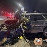 В Уфе во встречном ДТП с иномаркой водитель «ВАЗа» получил серьезные увечья
