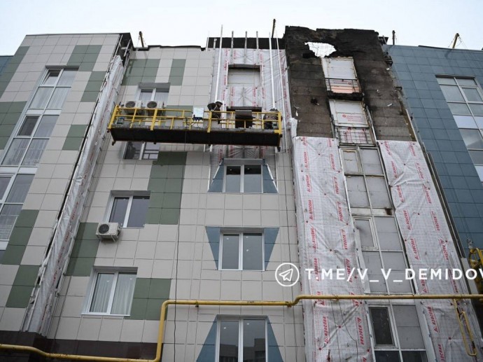 В Новой Жизни в Белгороде ремонт повреждённых квартир планируют завершить к 30 мая