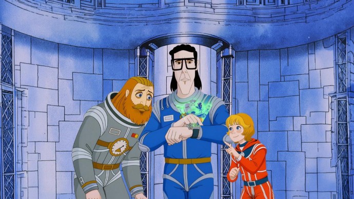 ГигаЧат создал анимацию с героями мультфильма «Тайна третьей планеты»