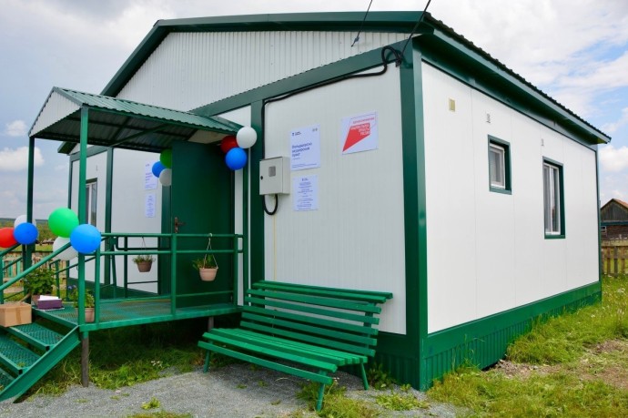 В Башкирии открыли очередной новый модульный фельдшерско-акушерский пункт В Башкирии открыли очередной новый модульный фельдшерско-акушерский пункт