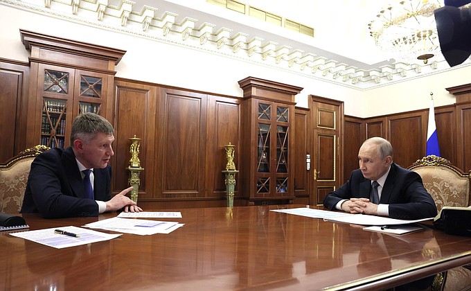 Рабочая встреча с Министром экономического развития Максимом Решетниковым Рабочая встреча с Министром экономического развития Максимом Решетниковым