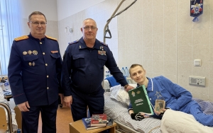 Руководитель управления общественно-политической работы СК России посетил участников СВО, проходящих лечение в Военно-медицинской академии имени С.М. Кирова в Санкт-Петербурге Руководитель управления общественно-политической работы СК России посетил участников СВО, проходящих лечение в Военно-медицинской академии имени С.М. Кирова в Санкт-Петербурге