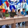 Участников ярославского этапа Авиационно-Космического Кубка по хоккею с шайбой приветствовали космонавты с МКС