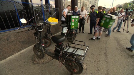 В Калининском районе искали курьеров-нарушителей