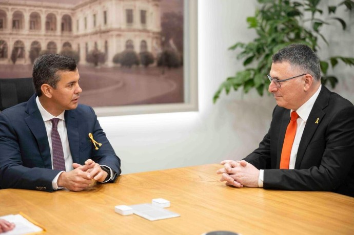 Министр иностранных дел Гидеон Саар встретился с президентом Парагвая Министр иностранных дел Гидеон Саар встретился с президентом Парагвая