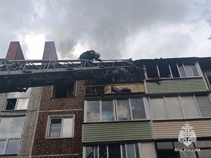 На пожаре в Туле погибли мужчина и женщина. СУСК начал проверку