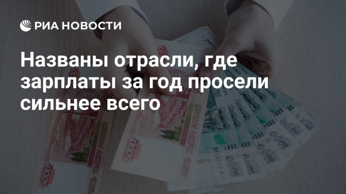 Названы отрасли, где зарплаты за год просели сильнее всего Названы отрасли, где зарплаты за год просели сильнее всего