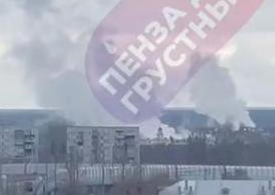 Пензенцы сообщают о крупном пожаре на Шуисте