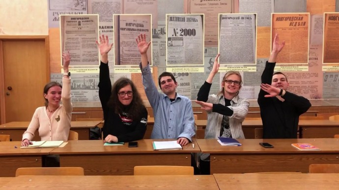 Студенты-журналисты НовГУ продвинули историю новгородских изданий в массы