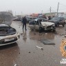 В Башкирии участник массовой аварии сбежал с места происшествия