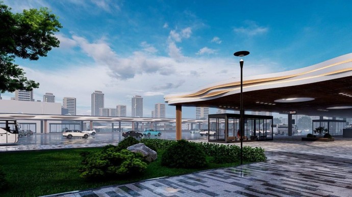 Возле станции метро «Славянский бульвар» появятся пять навесов, установленных по принципу «сухие ноги» Возле станции метро «Славянский бульвар» появятся пять навесов, установленных по принципу «сухие ноги»