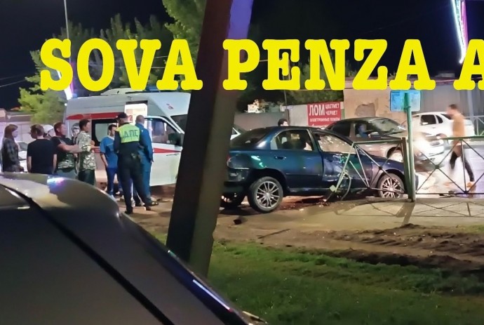 Опубликованы фото и видео с места жесткого ДТП на улице Окружной в Пензе
