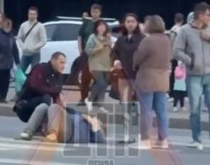 На проспекте Победы в Пензе мотоциклист врезался в 76-летнюю пенсионерку
