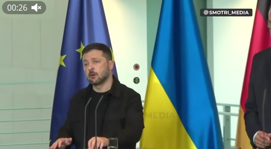 Депутата Рады смутило поведение Зеленского на пресс-конференции в Берлине