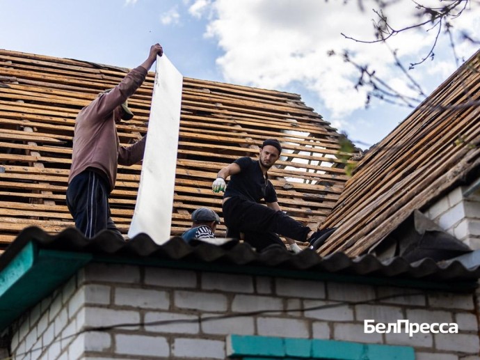 Более 2 800 повреждённых домов восстановят в Шебекинском округе до декабря 2025 года