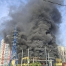 Крупный пожар произошёл в подмосковном районе Путилково