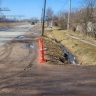 В Чудове молодой водитель не учёл погодные условия и отправил машину в кювет