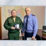 По поручению Председателя Следственного комитета России в Брянске участнику СВО вручена ведомственная медаль «Доблесть и отвага»