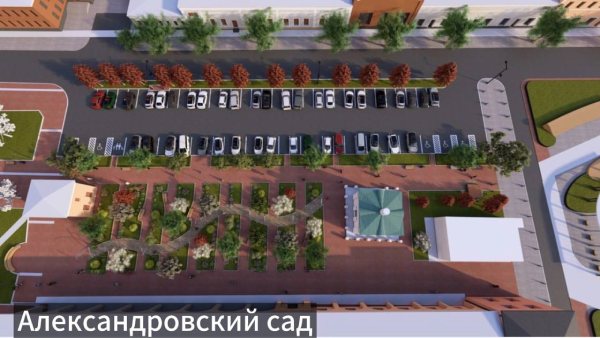 В Улан-Удэ увеличат площадь парковки рядом с Александровским садом