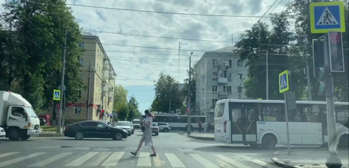 Загруженность дорог 1 августа — три балла