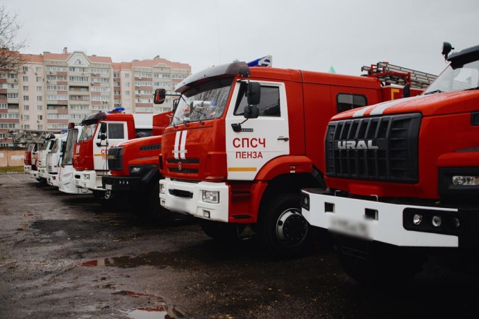 В Пензе потушили пожар на улице Пушанина