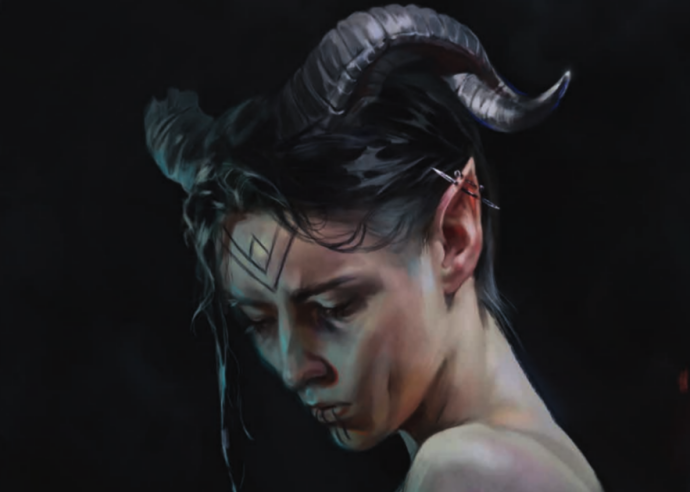 Художница Белла Бергольц: тифлинги, вампиры и мрачные аристократы