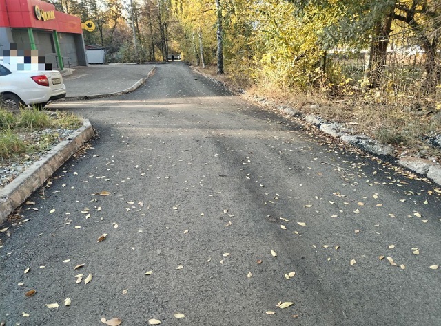 В Саранске отремонтировали дорогу рядом с гимназией №29