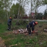 За последние сутки с улиц города было вывезено 55 кубометров мусора