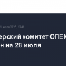 Министерский комитет ОПЕК+ назначен на 28 июля