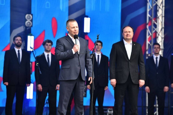 Михаил Евраев принял участие в торжественном открытии Дня города Ярославля